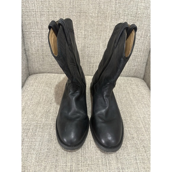 Women's Ariat Heritage Roper Western Boots Black Size 9B - Picture 2 of 8